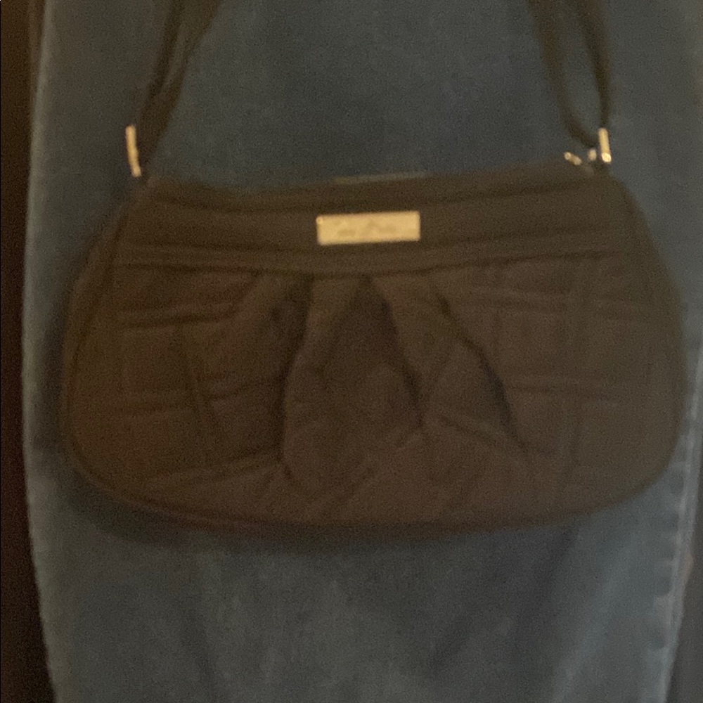 Elegant Black Quilted Shoulder Bag